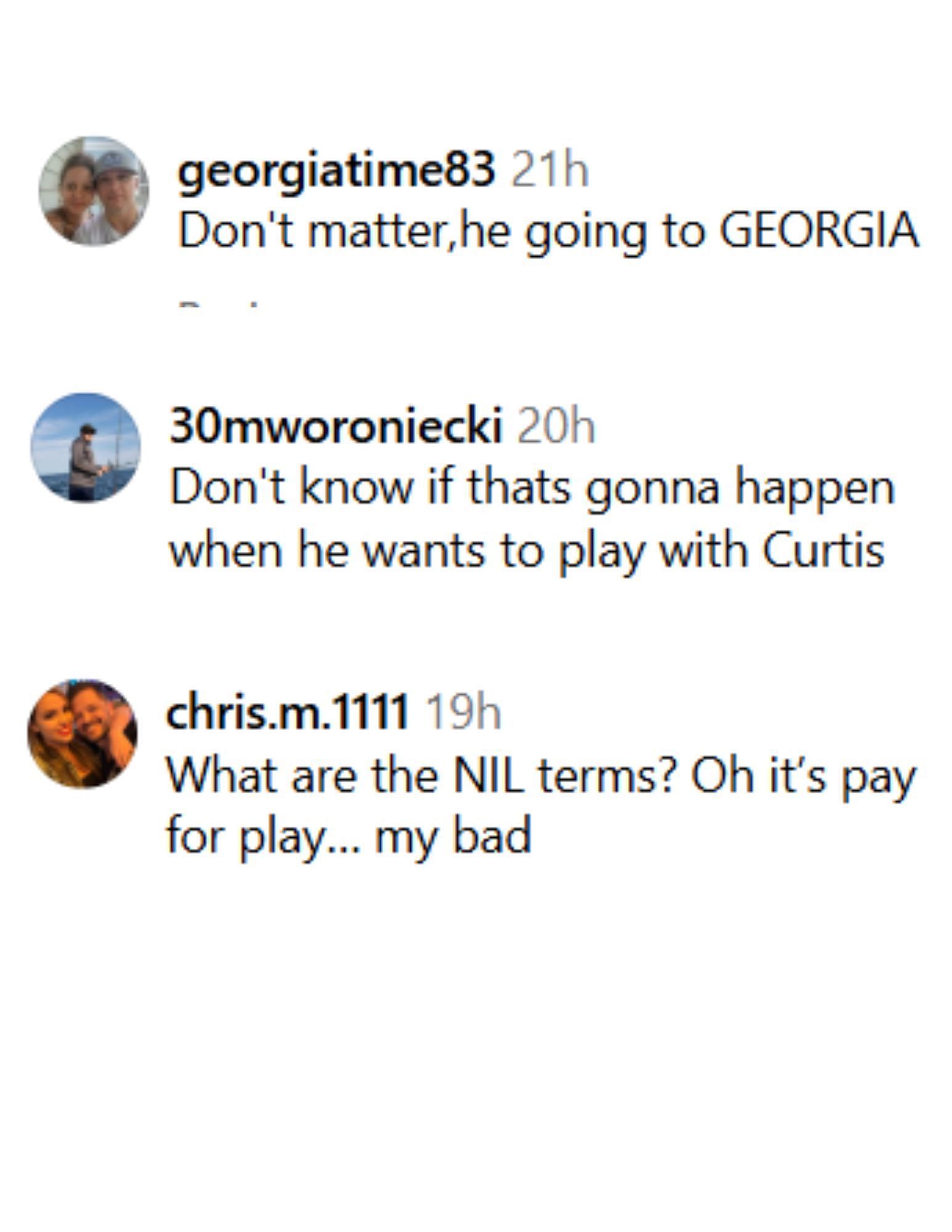 Fans react to as Miami reportedly offers $2,000,000 to No. 1 prospect Cantwell via Instagram/On3nil.